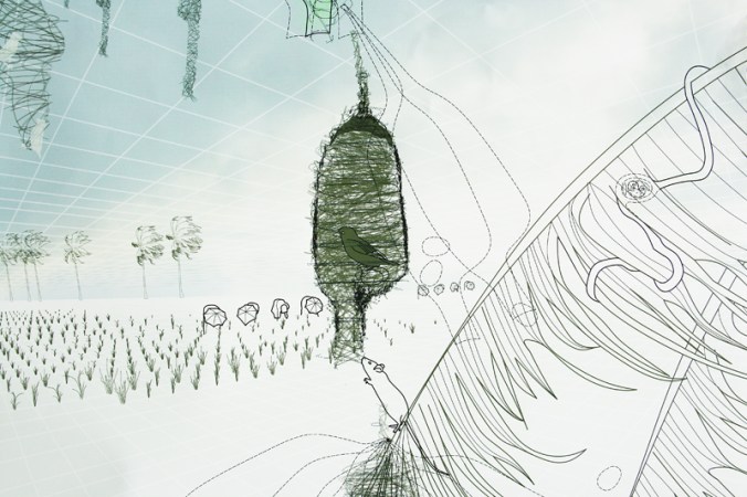 Detail of nest and its predators (By Karen Chi-Chi Lin)