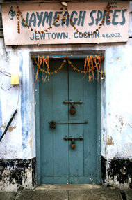 Allan Gerson. A spice shop in the Jew Town section of Kochi, India, formerly Cochin. In the old days, spices were harvested in December and January, then dried in the sun for two or three days, roasted and ground.