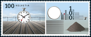 © Die Post Swiss Post has asked Ursus Wehrli to create a tidied up stamp – the stamp is NOW available at every Swiss post office.