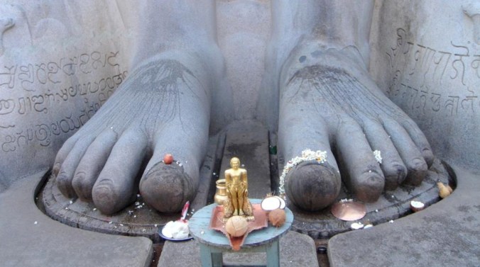 Huge monolith of Gommateshvara