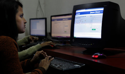 Anupam Nath/Associated Press. An Internet cafe in Guwahati, Assam.