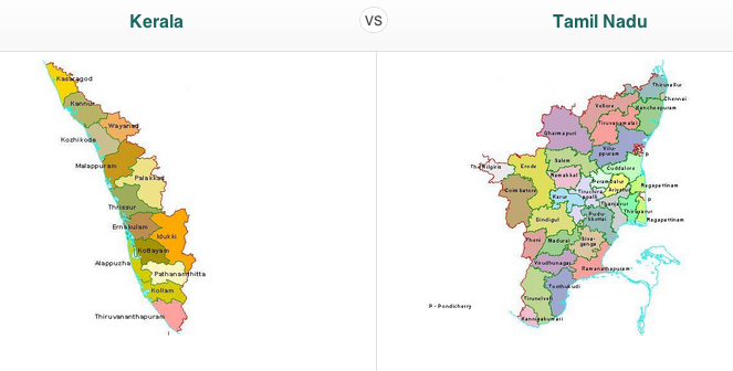 Kerala vs. Tamil Nadu