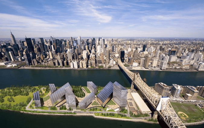 Architectural firm WEISS/MANFREDI project rendering