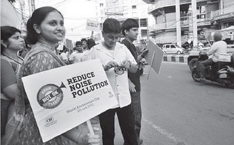 Young Indians aim to knock ‘honking’ off the roads