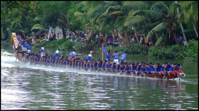 Snake boat race