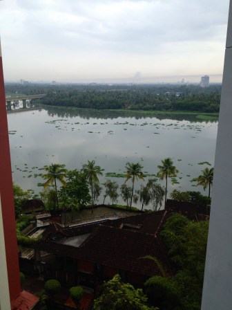 A hazy Kochi view