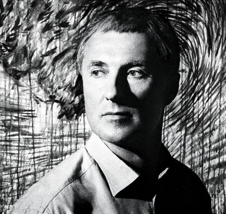 Zwirner at home, with a painting by Raymond Pettibon. “Nobody’s selling expensive stuff like we do with the frequency we do,” Zwirner said. “This is an industry in its golden age.” Photograph by Pari Dukovic.