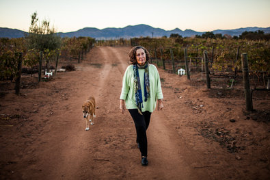 Max Whittaker for The New York Times Natalia Badán, a winery owner and longtime resident of the Guadalupe Valley, called a zoning change “an aggression.”
