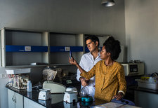 Atul Loke for The New York Times. Rahoul Mehra and his wife, Glennis Matthews Mehra, started Saf Labs, a biotechnology trading company in Mumbai.