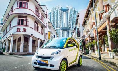 Bosch is testing the viability of electric cars in Singapore. Photograph: Samuel He/Bosch
