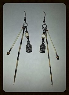 Lionfish spine earrings from Gypsy Piper Girl