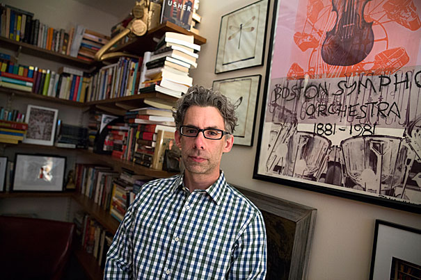 Stephanie Mitchell/Harvard Staff Photographer. Yeats and Bishop made Bret Anthony Johnston's summer reading list but, he said, "I’m eager to happen upon unexpected used bookstores, tag sales, and library fundraisers, where I often buy books outside of my typical reading inclinations."