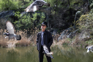 Chad Batka for The New York Times. “It’s impossible for us to separate who we are from where we are”: John Luther Adams, the composer of “Become Ocean,” in Morningside Park in Manhattan.