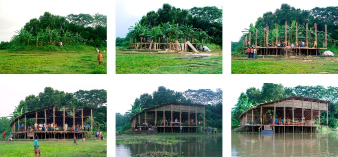 Panigram Resort banquet pavilion from start to finish (Photo by Karen Chi-Chi Lin)