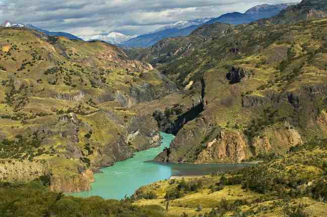 The Baker River flows through a rugged landscape in Patagonia, Chile. PHOTOGRAPH BY NIGEL HICKS, NATIONAL GEOGRAPHIC CREATIVE