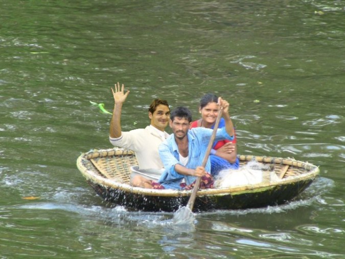 Roger on a Coracle - RAXA Collective