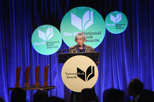 NEW YORK, NY - NOVEMBER 19:  Ursula K. Le Guin attends 2014 National Book Awards on November 19, 2014 in New York City.  (Photo by Robin Marchant/Getty Images)