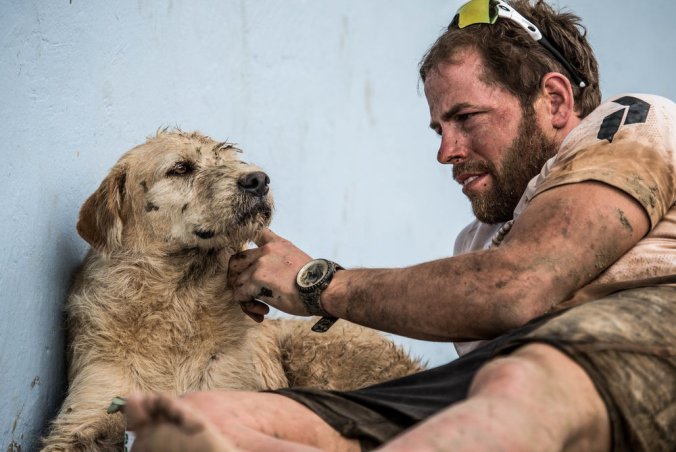 Swedish endurance athlete Mikael Lindnord managed to get Arthur, a dog his team befriended in Ecuador, to come home with him. Krister Goransson/Peak Performance