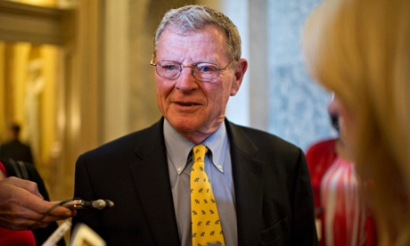 Republican Senator Jim Inhofe is expected to get the Senate top environmental job. Photograph: Tom Williams/Getty Images