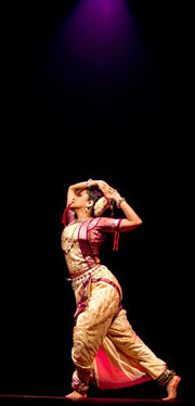 Surupa Sen of the Nrityagram company performing Odissi at a dance festival in Chennai, India. Credit Jyothy Karat for The New York Times