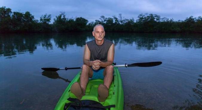 In 2013, Jim Harper, a nature writer in Miami, had a contract to write a series of educational fact sheets about how to protect the coral reefs north of Miami. ‘We were told not to use the term climate change,’ he said. ‘The employees were so skittish they wouldn’t even talk about it.’ JOHN VAN BEEKUM FOR THE MIAMI HERALD