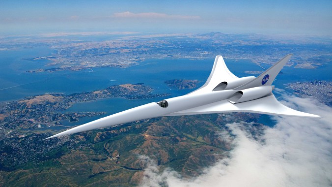 Supersonic flight is one of the four speeds of flight. speeds up to five times faster than the speed of sound. PHOTO: NASA