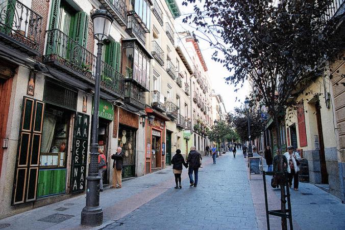 Madrid's car-free zone is just under 500 acres. Only people who live in the zone are allowed to take their cars inside. Those who want to drive in, but don't live in central Madrid, need to have a guaranteed space in one of the city's official parking lots 
