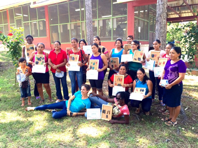 Belize Lionfish Workshop participants with their certificates