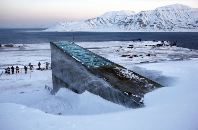 The Svalbard Global Seed Vault was inaugurated in 2008. The "doomsday vault" lies inside an Arctic mountain in the remote Norwegian archipelago of Svalbard. For the first time, scientists are taking some seeds out. PHOTO: John McConnico/AP
