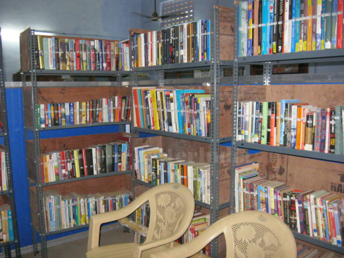 Over 5,000 books make up the library at the local police station in Tirupur, a small town in Tamil Nadu state of India. PHOTO: BetterIndia