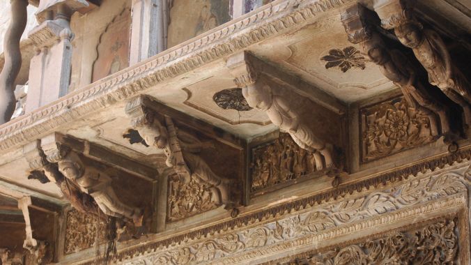 Some Hindu temples in Pakistan are now Islamic schools. PHOTO: Rida Arif