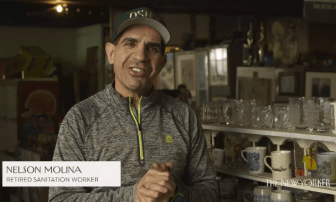 Still from video by The New Yorker